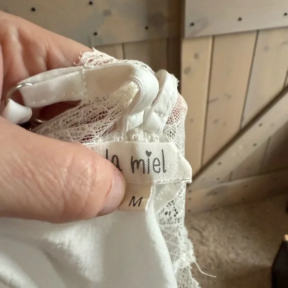 NWOT La Miel Lace Trim Cami Top - Picture 5 of 10